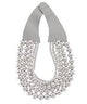 Chunky Multi-Strand Beaded Magnetic Necklace
