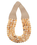 Chunky Multi-Strand Beaded Magnetic Necklace