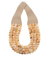 Chunky Multi-Strand Beaded Magnetic Necklace