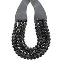 Chunky Multi-Strand Beaded Magnetic Necklace