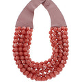 Chunky Multi-Strand Beaded Magnetic Necklace