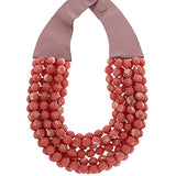 Chunky Multi-Strand Beaded Magnetic Necklace