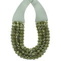 Chunky Multi-Strand Beaded Magnetic Necklace