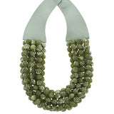 Chunky Multi-Strand Beaded Magnetic Necklace