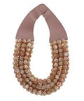 Chunky Multi-Strand Beaded Magnetic Necklace