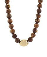 Madison’s Exclusive | Natural Stone Medallion Necklace