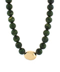 Madison’s Exclusive | Natural Stone Medallion Necklace