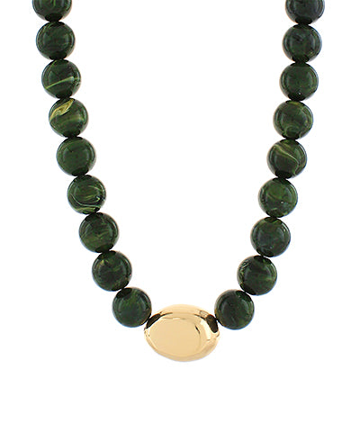 Madison’s Exclusive | Natural Stone Medallion Necklace