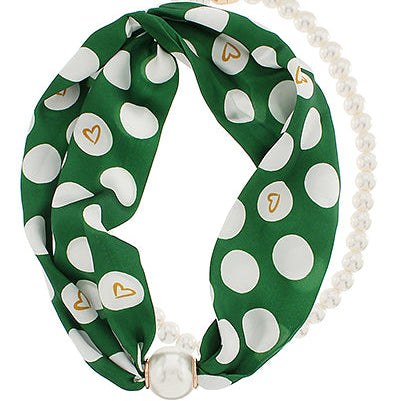 Madison's Exclusive | Layered Pearl Scarf Necklace