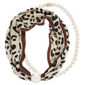 Madison's Exclusive | Layered Pearl Scarf Necklace