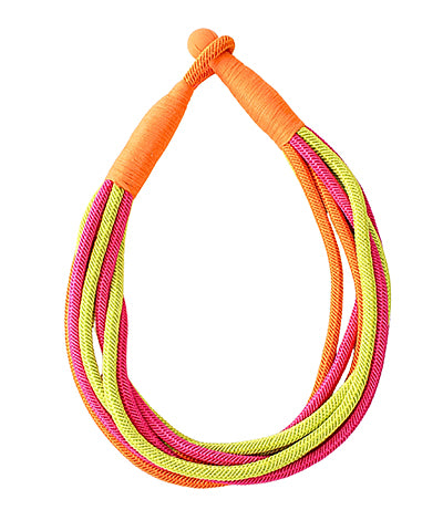 Madison's Exclusive | Rope Necklace Neon Multi