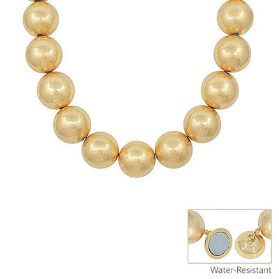 Madison’s Exclusive | Luxe Metallic Bead Necklace