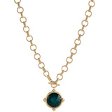 Madison’s Exclusive | Gemstone Charm Necklace