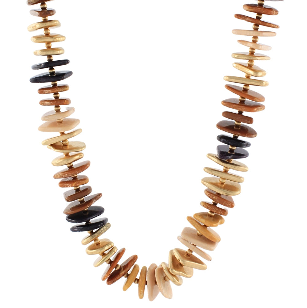 Madison’s Exclusive | Tortoise Chip Statement Necklace
