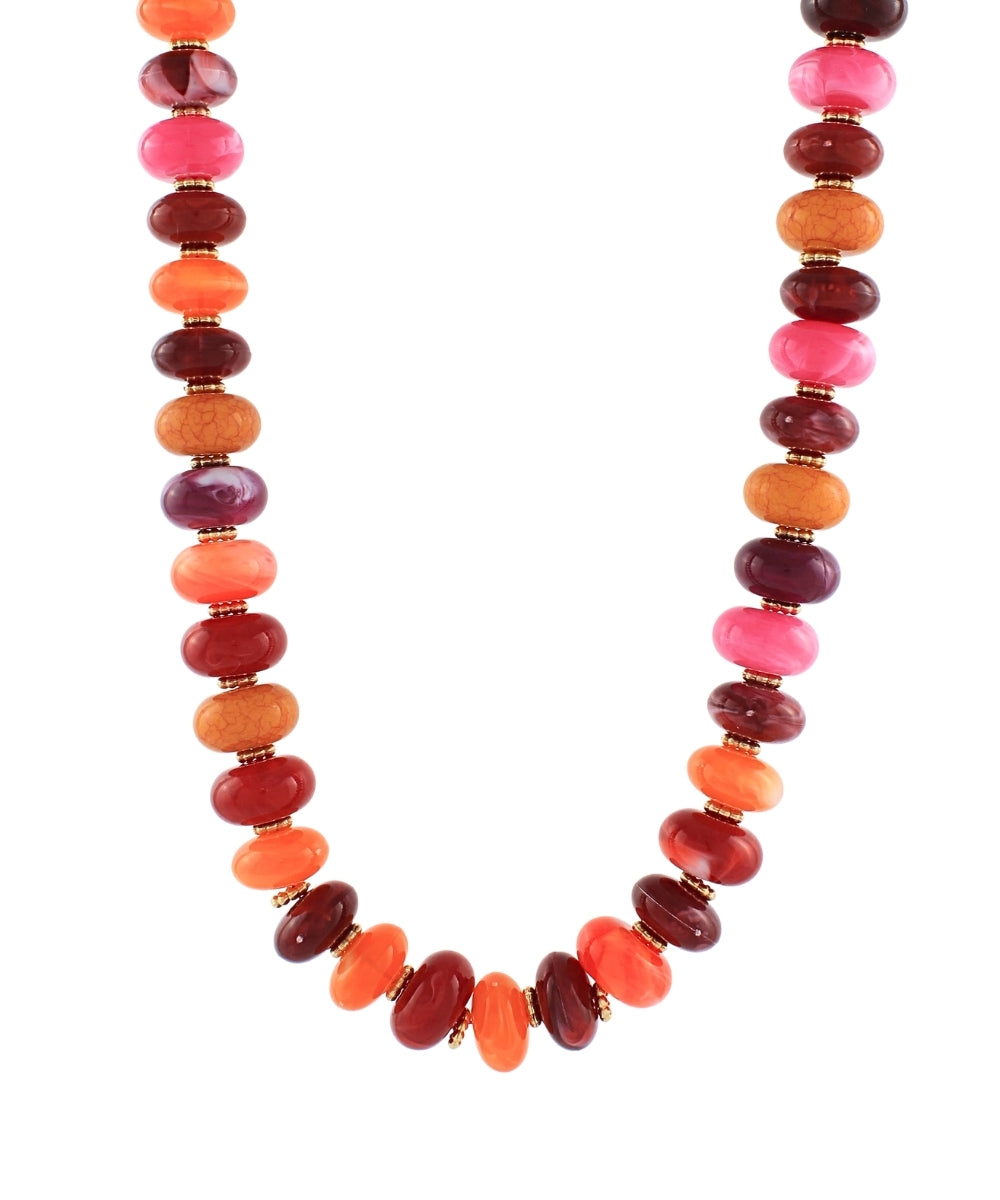 Madison's Exclusive | Autumn Sunset Beaded Necklace