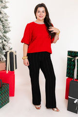 The Evelyn Pearl Trim Blouse