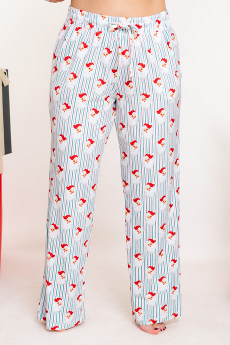 Mary Square | Annie PJ Set - Santa Baby Stripes