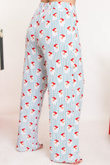 Mary Square | Annie PJ Set - Santa Baby Stripes