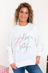 Mary Square | Kelly Sweatshirt | Holly Jolly Corded