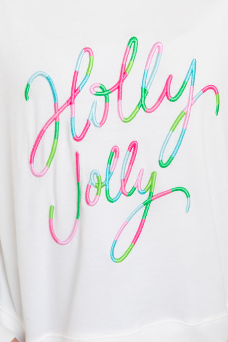 Mary Square | Kelly Sweatshirt | Holly Jolly Corded