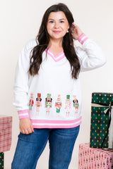 Mary Square | Hazel Sweatshirt | Large Nutcrackers
