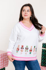 Mary Square | Hazel Sweatshirt | Large Nutcrackers