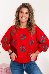 Mary Square | Millie Sweatshirt | Berry Wreaths