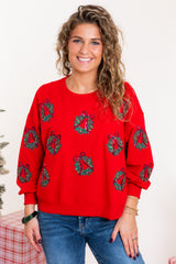 Mary Square | Millie Sweatshirt | Berry Wreaths