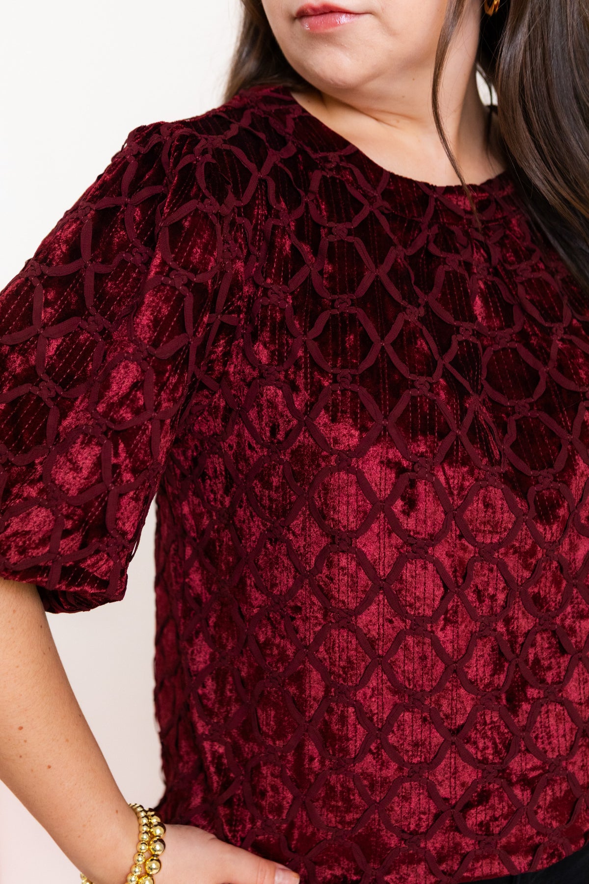 The Annalise Textured Blouse