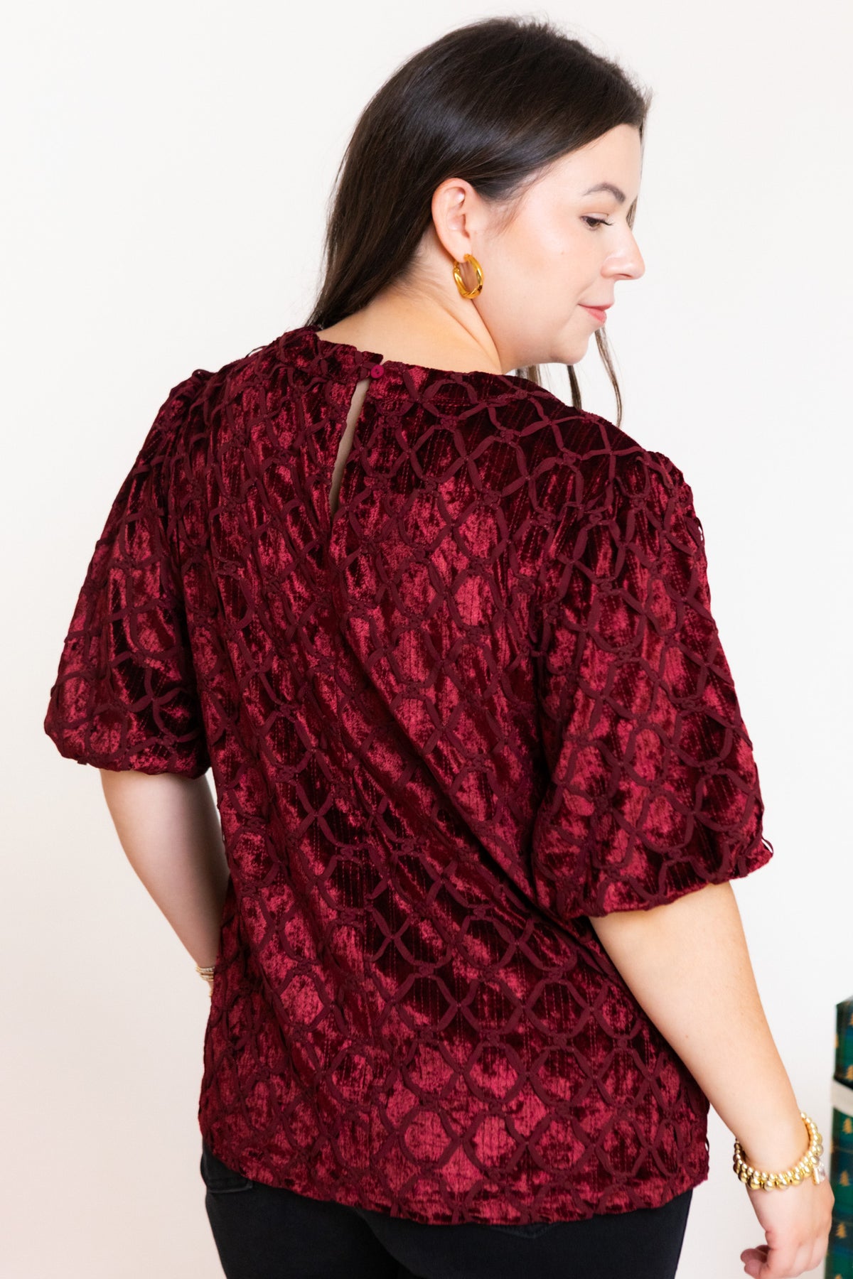 The Annalise Textured Blouse
