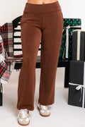 Multiples | Knit Wide Leg Pull-On Ankle Pants
