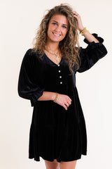 Mary Square | Raya Dress in Black