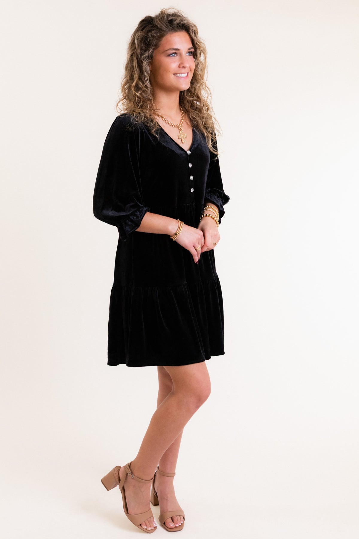 Mary Square | Raya Dress in Black