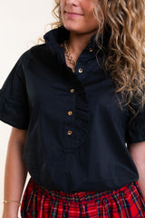 Mary Square | Kate Top in Black