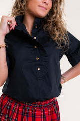 Mary Square | Kate Top in Black