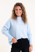 The Lila Oversized Mock Neck Sweater