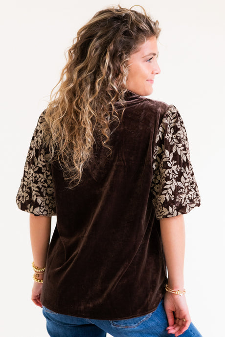 The Ophelia Velvet Blouse