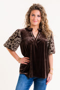 The Ophelia Velvet Blouse