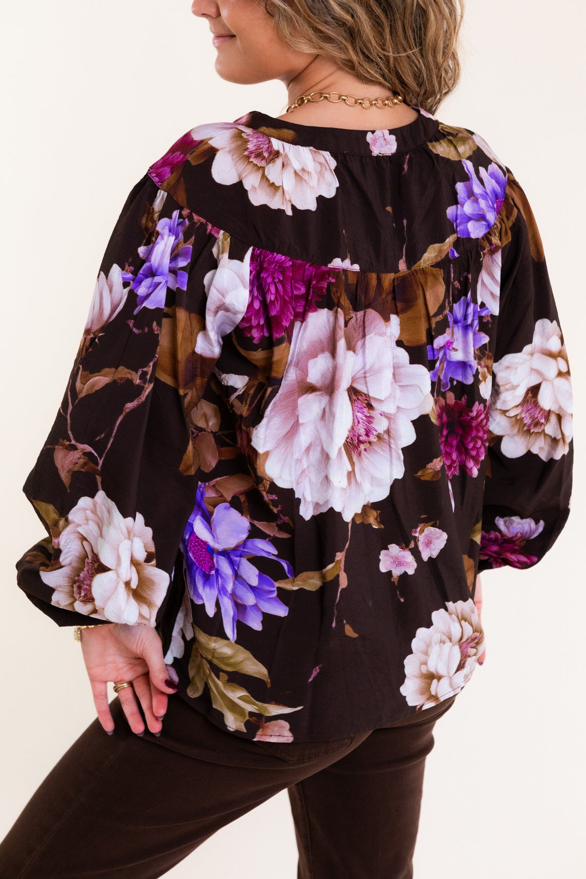 The Violet Bloom Blouse