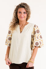 The Millie Embroidered Top
