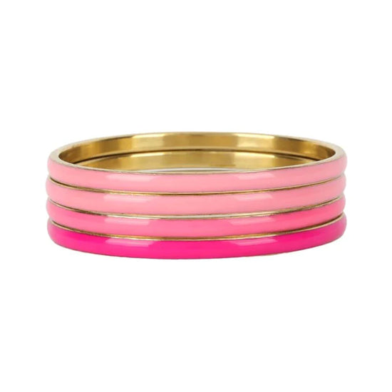 BudhaGirl | Krishna Bangles Set Of 4 - Pink