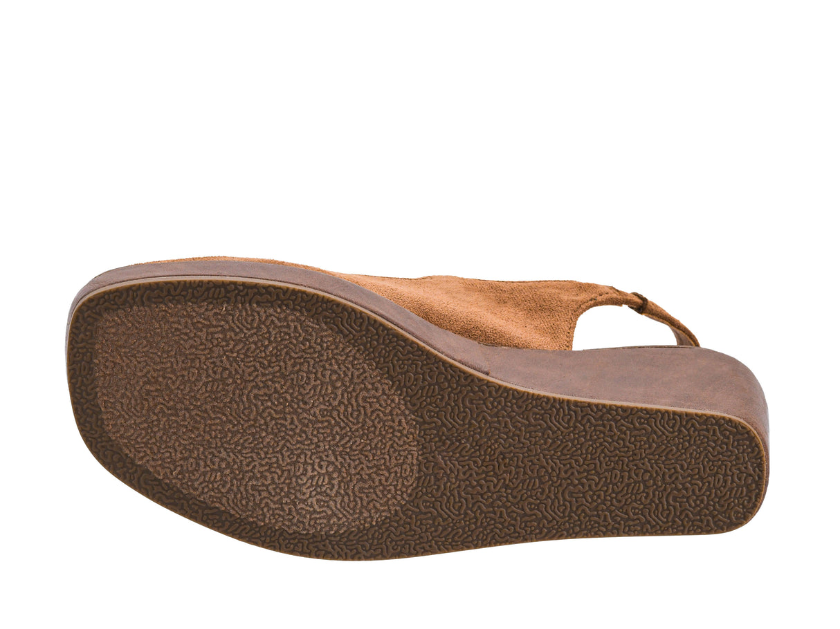 Corky's | Pity Party in Chestnut Faux Suede
