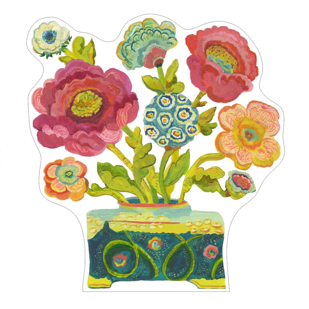 Kimberly Hodges Art | Provence Poppy II Acrylic Cutout Shelfie
