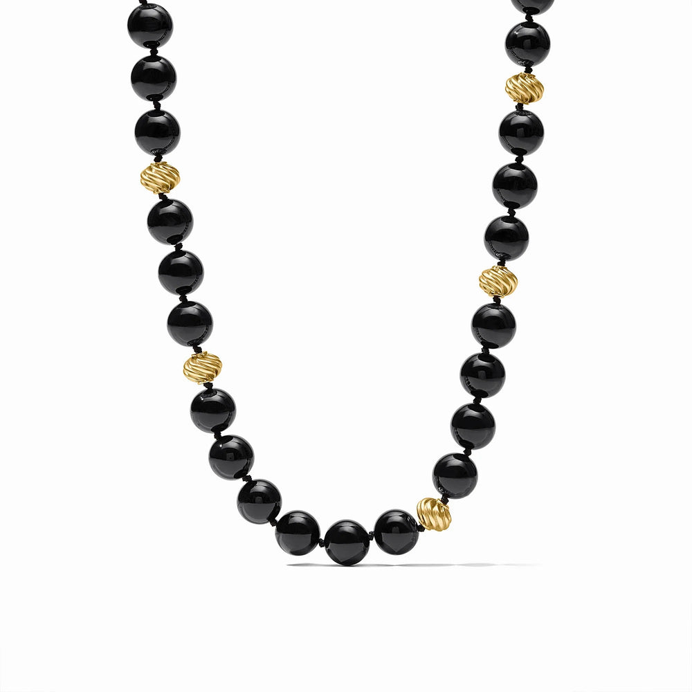 Julie Vos | Ravello 5-in-1 Necklace - Obsidian Black