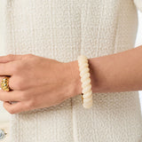 Julie Vos | Ravello Statement Bangle - Ivory