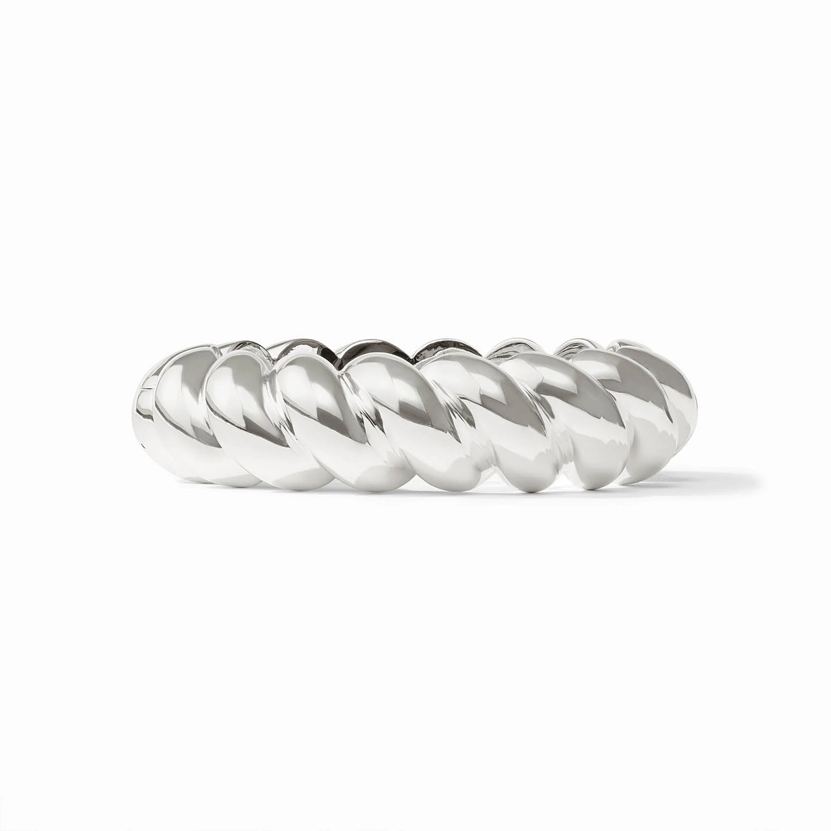 Julie Vos | Ravello Statement Hinge Bangle in Sliver