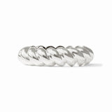 Julie Vos | Ravello Statement Hinge Bangle in Sliver