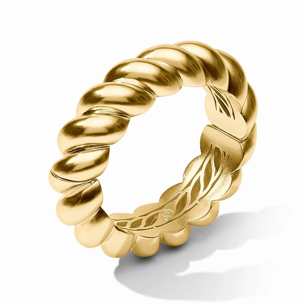 Julie Vos | Ravello Statement Hinge Bangle - Gold