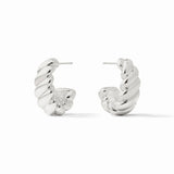 Julie Vos | Ravello Statement Hoop in Silver