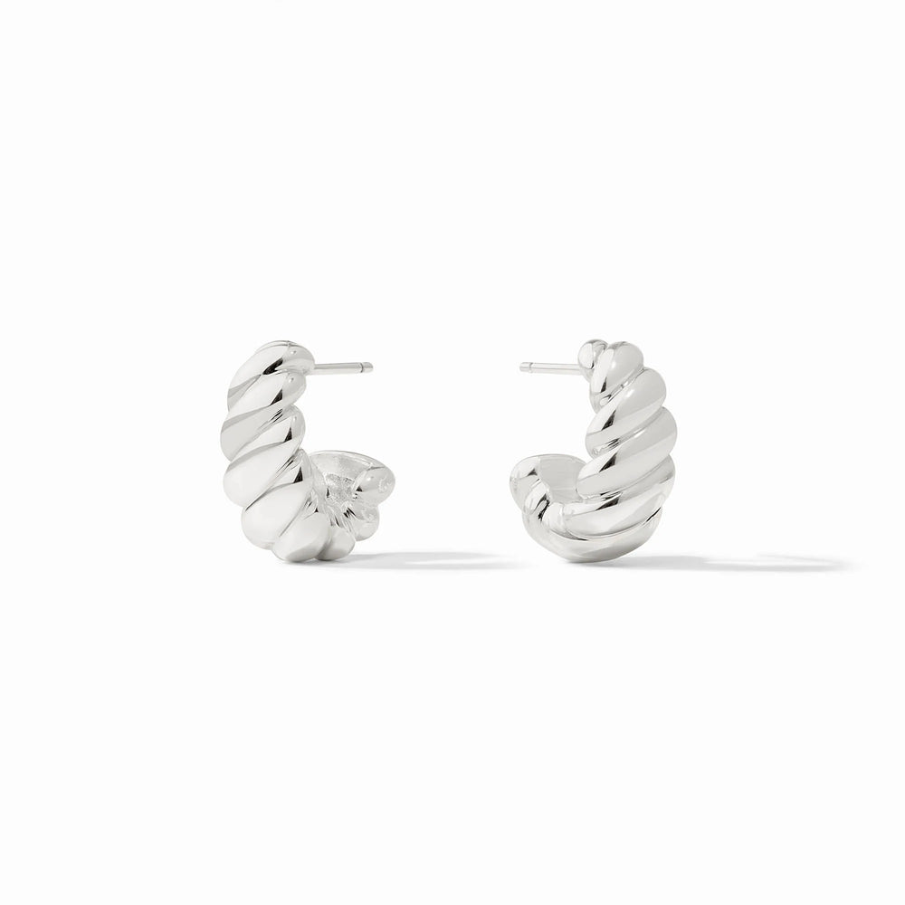 Julie Vos | Ravello Statement Hoop in Silver
